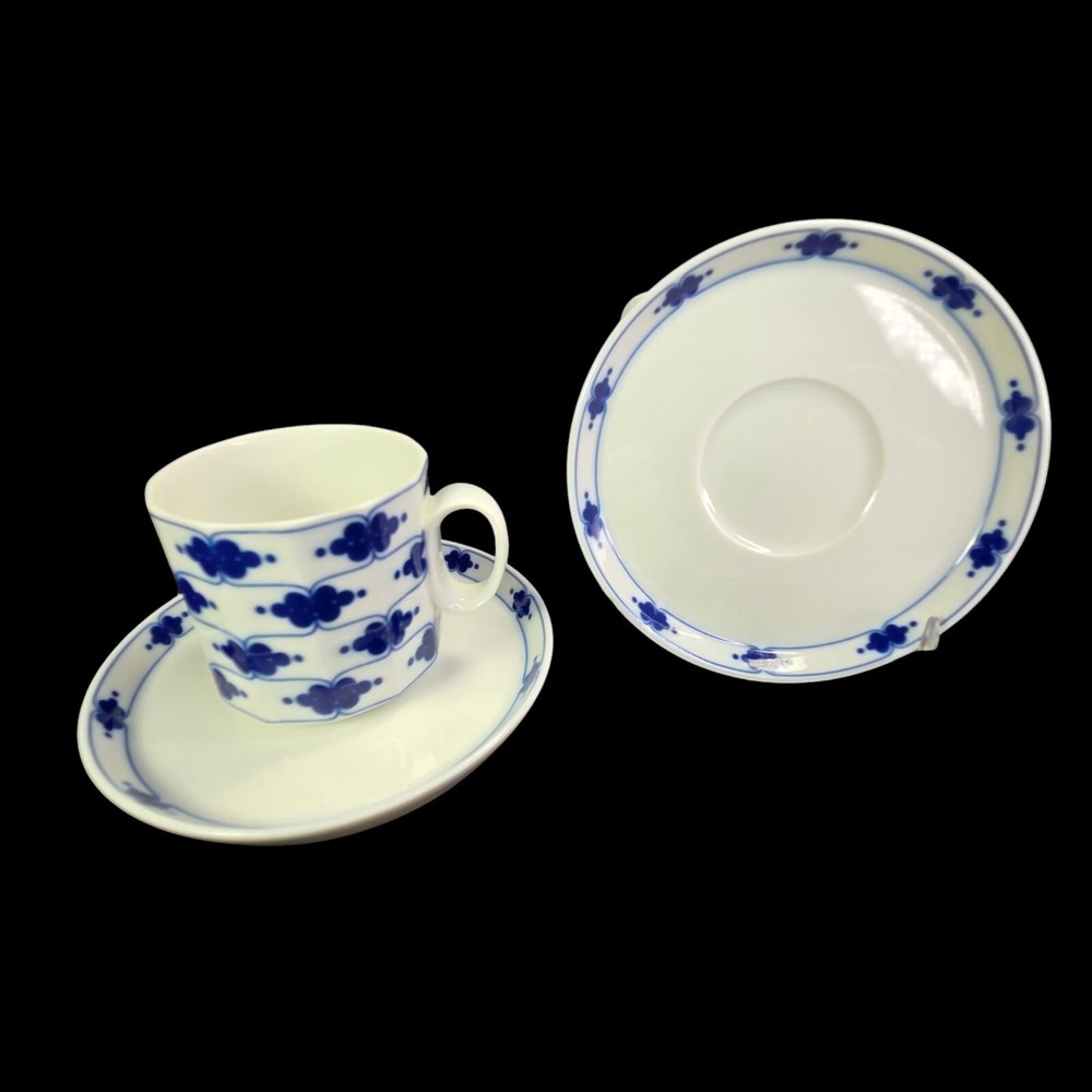 Rosenthal Studio Linie Corinth Pattern Lot Demitasse 1 Coffee Cup 2 Saucers Vtg